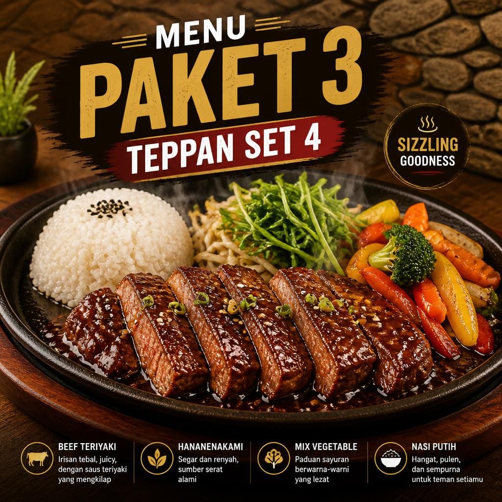 Teppan Set 4 Gokana Ramen & Teppan